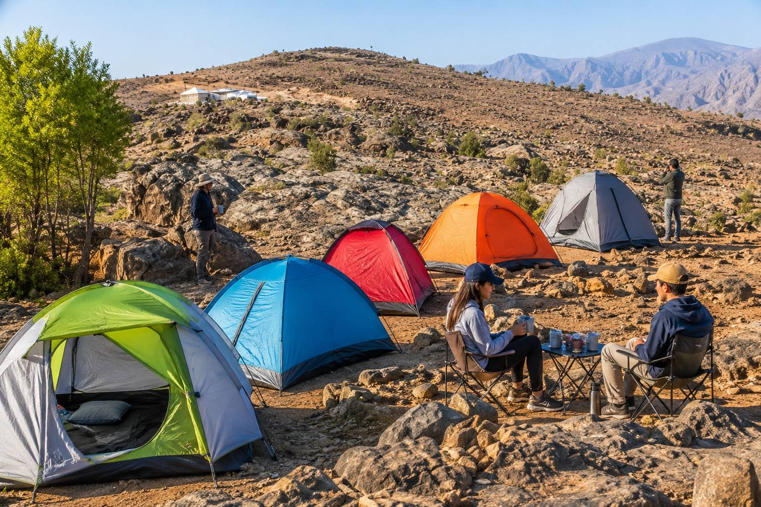 Camping At Jebel Shams