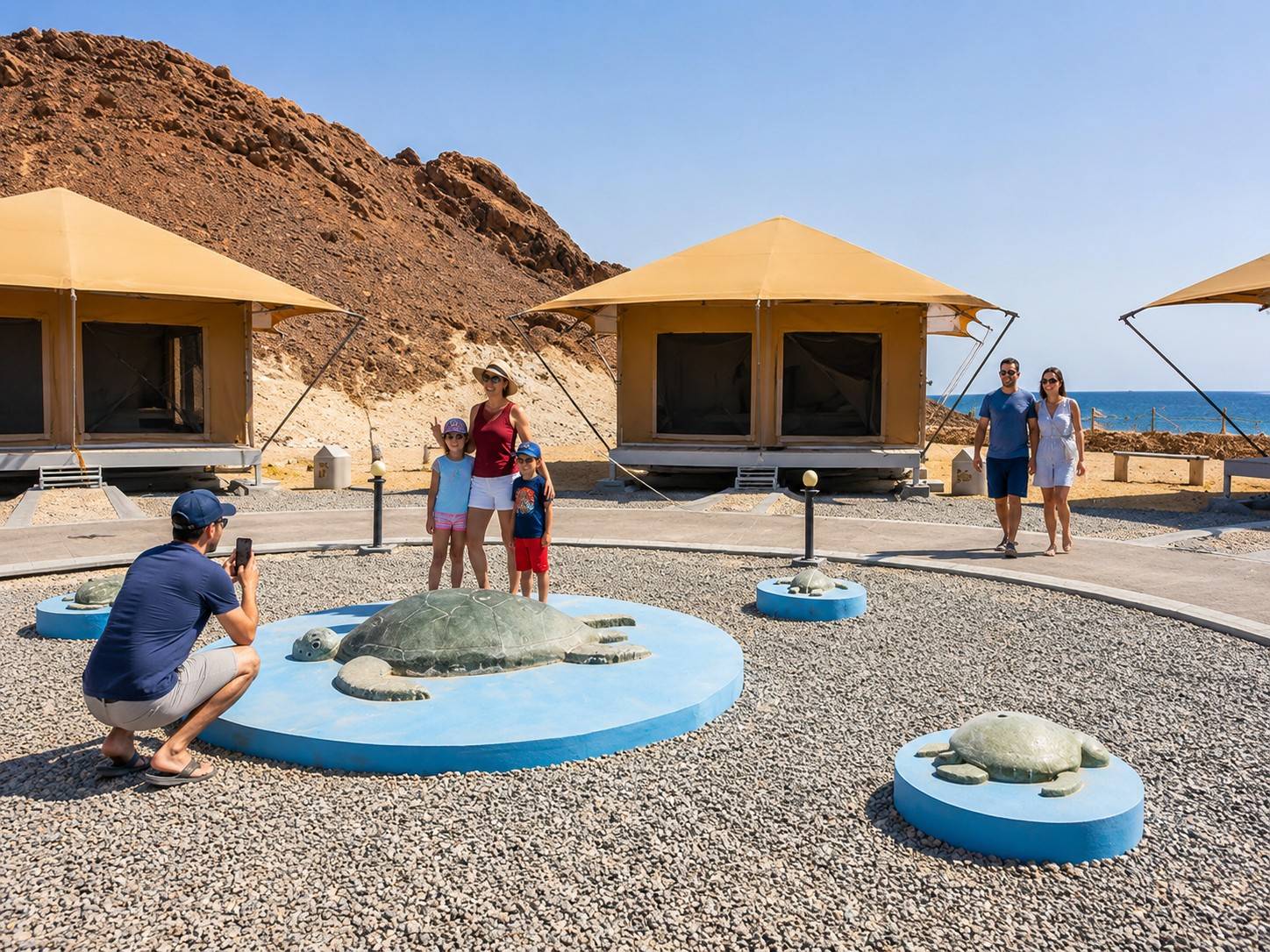 Camping At Ras Al Jinz