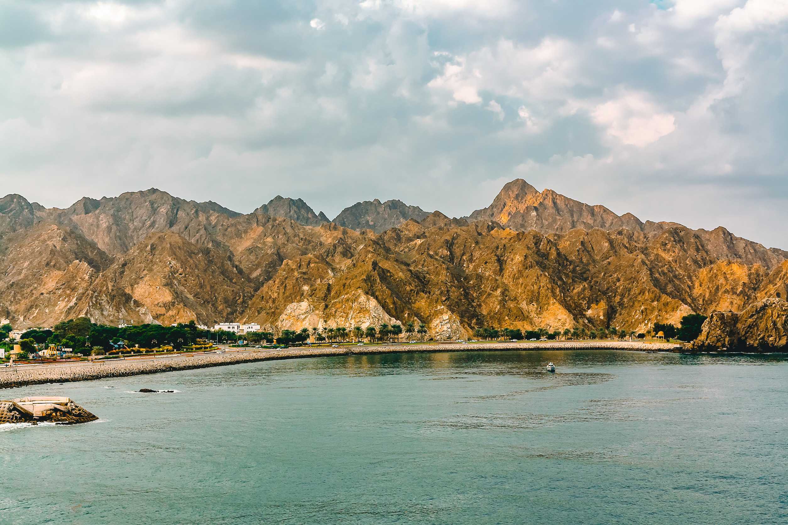 Coast Of The Gulf Of Oman Near Muscat