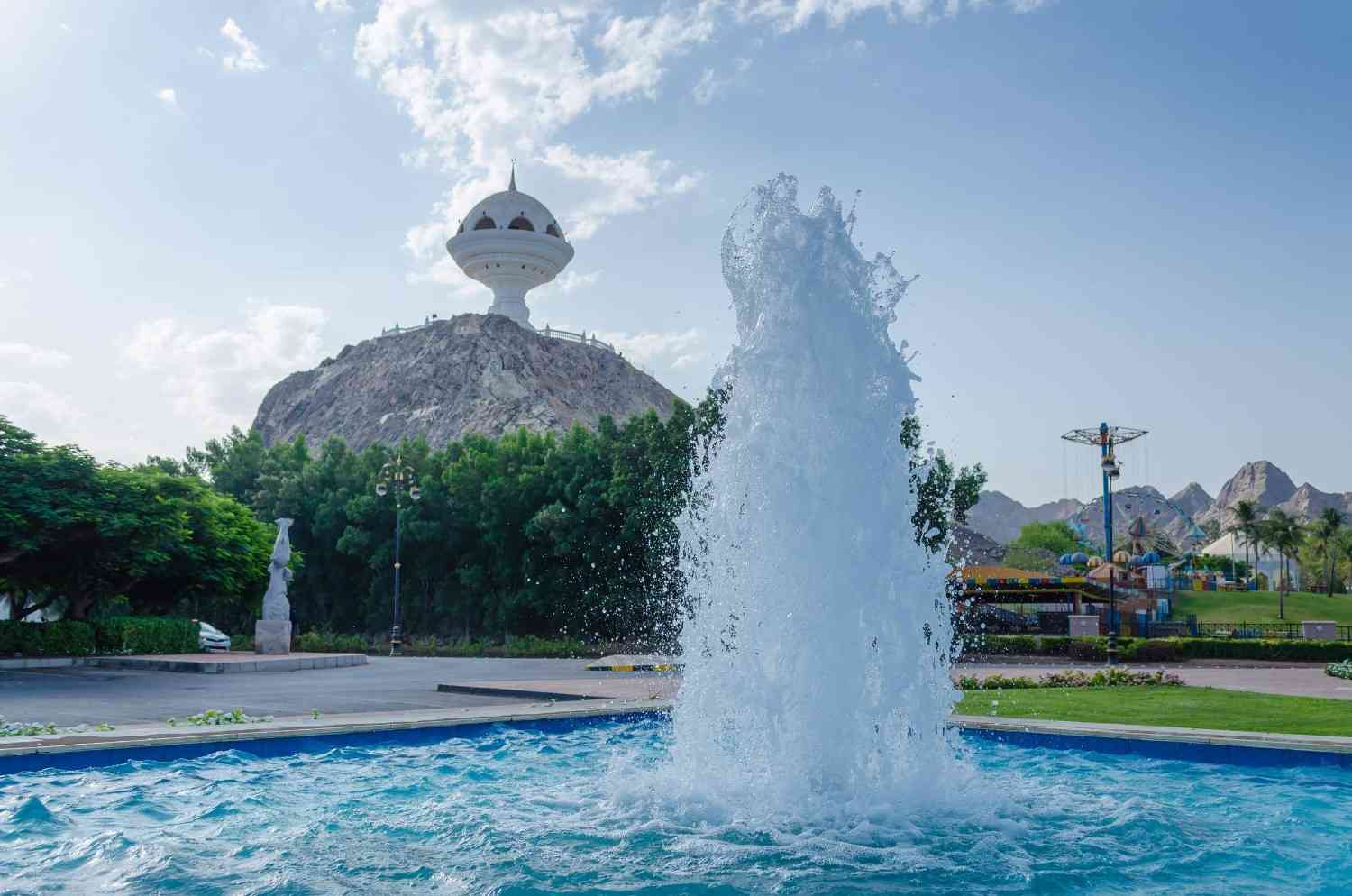 Giant Incense Burner Monument Muttrah Muscat Oman