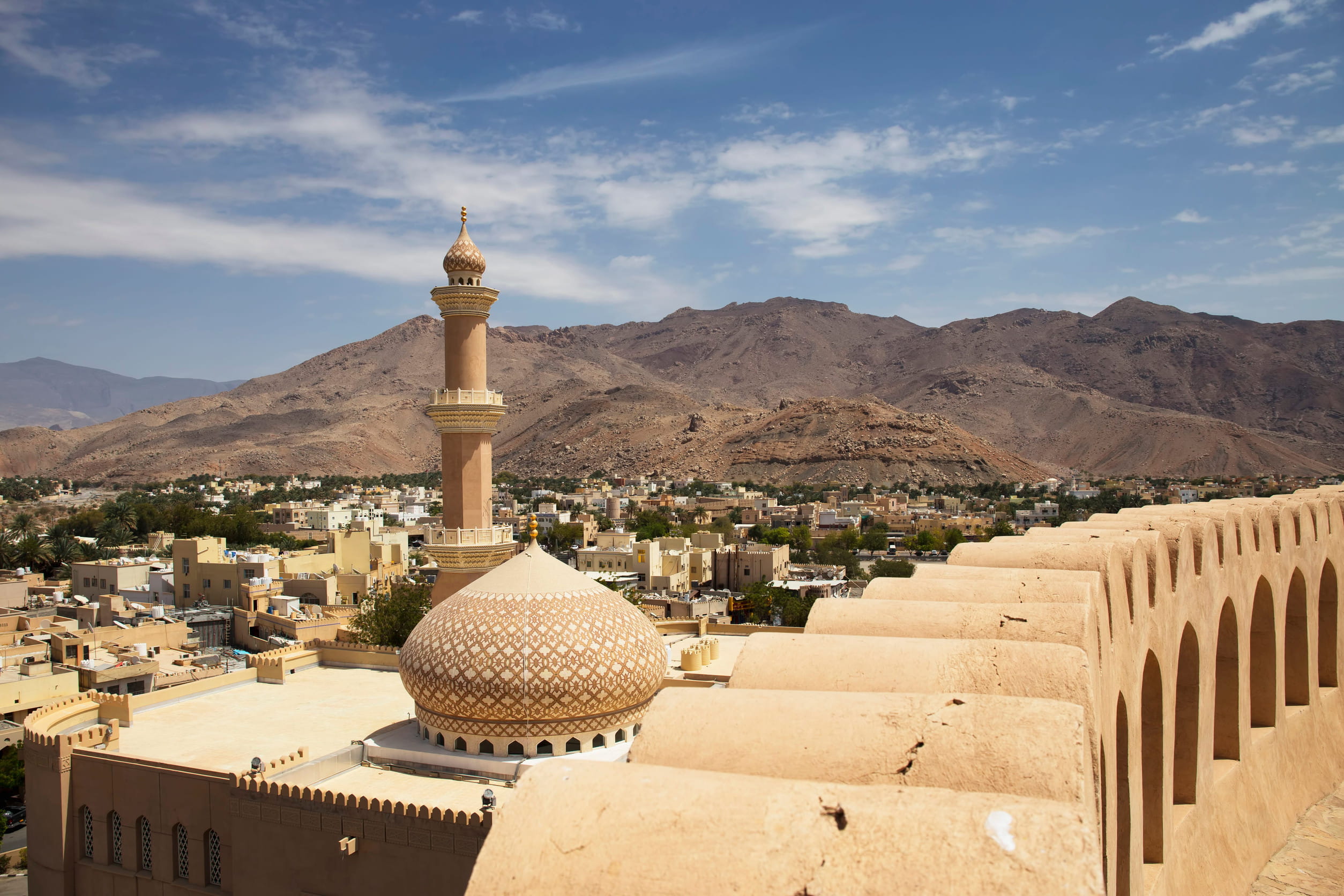 Old Nizwa Fort in Oman