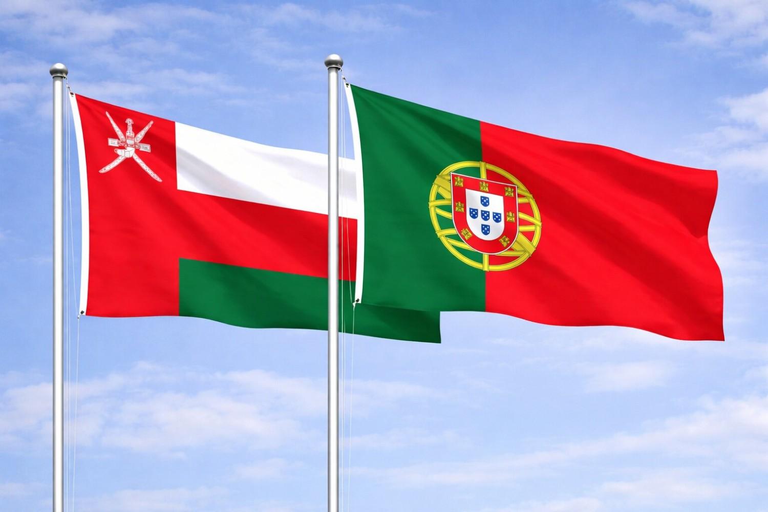 Portugal And Oman Flag