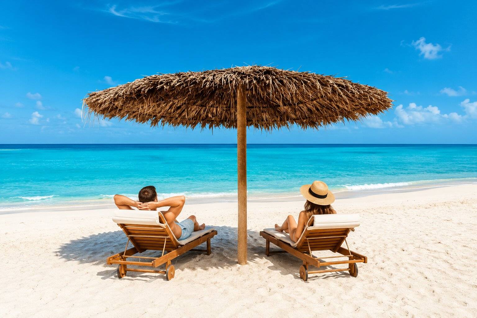 Relaxing At Beach