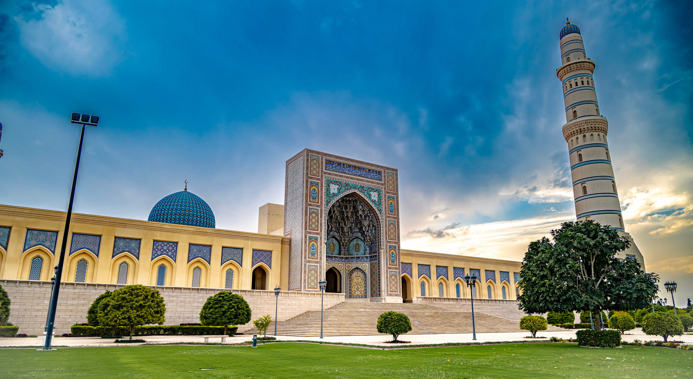 Sultan Qaboos Grand Mosque in Muscat