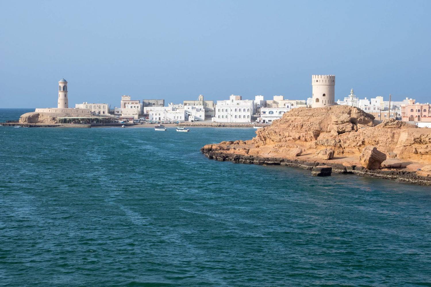 Sur Lighthouse And Harbor Oman