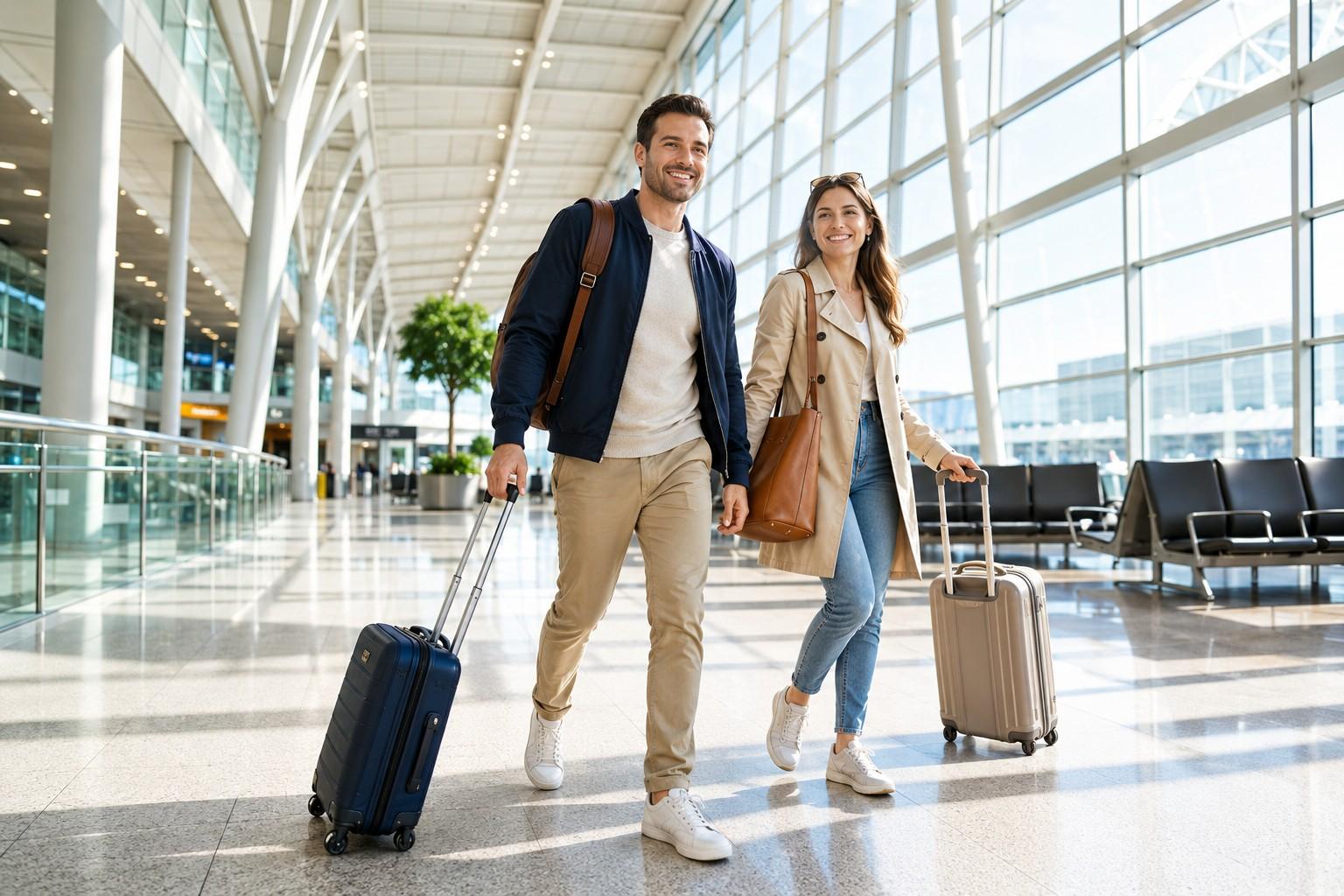 Travellers At The Airport