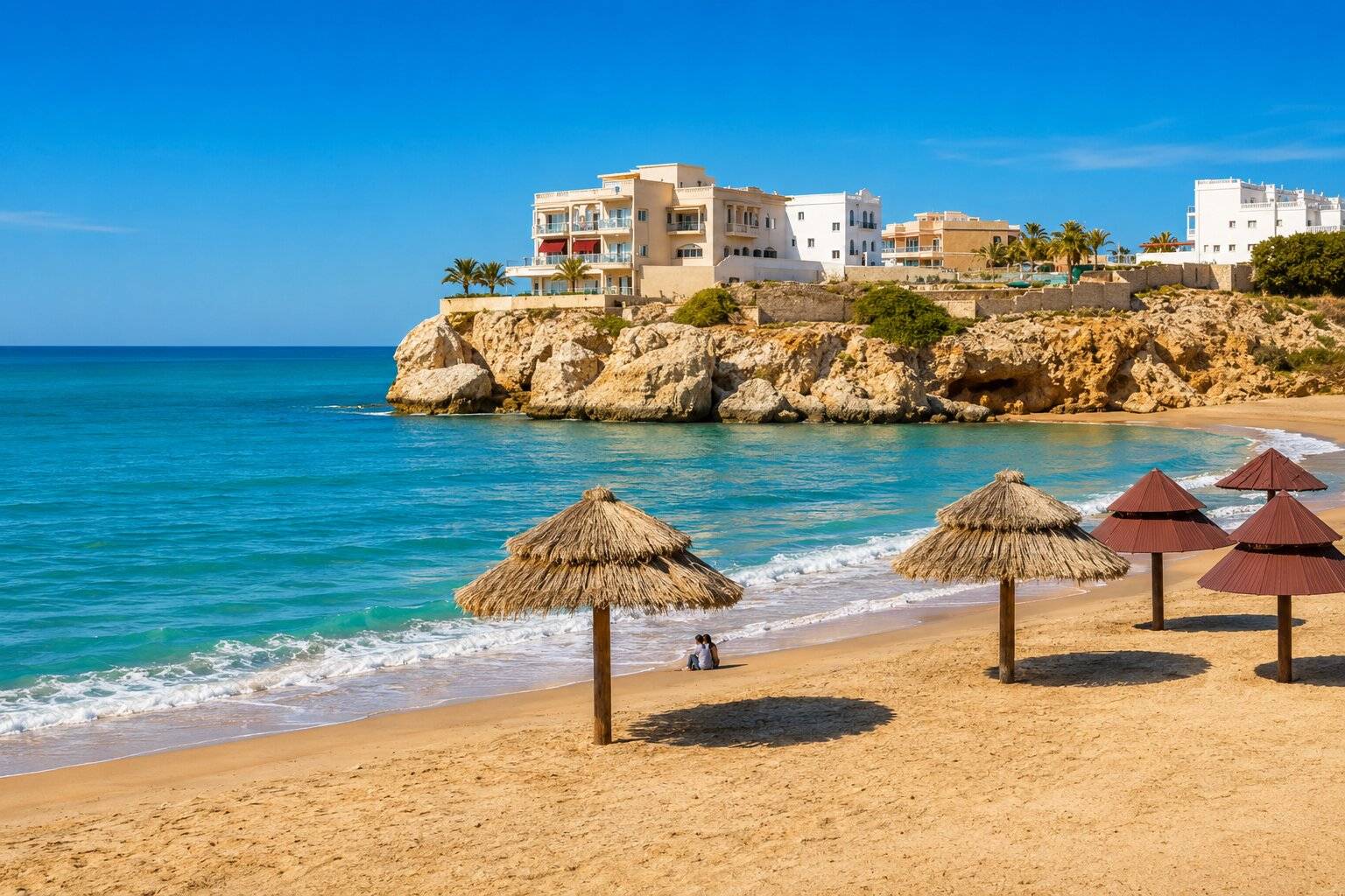 View Of Al Qurum Beach