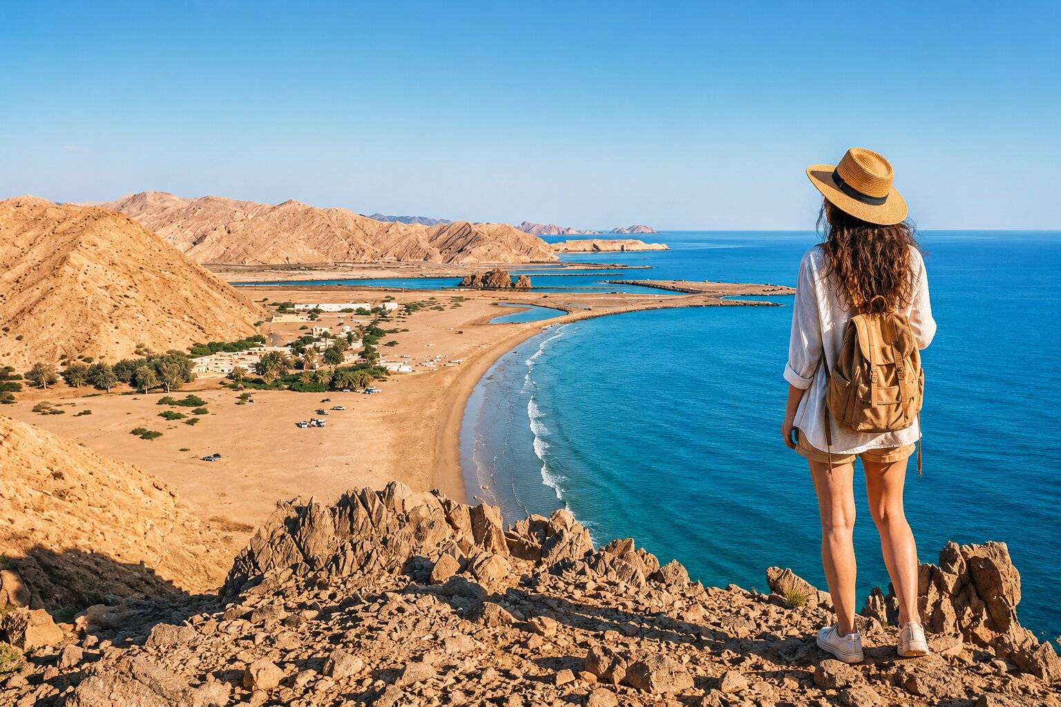Yiti Beach View From A Cliff